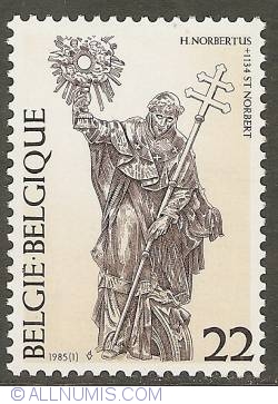 22 Francs 1985 - Saint Norbert