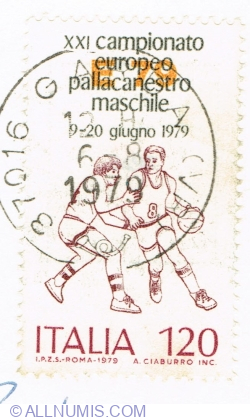 Image #1 of 120 Lire 1979 - European Basketball Championships