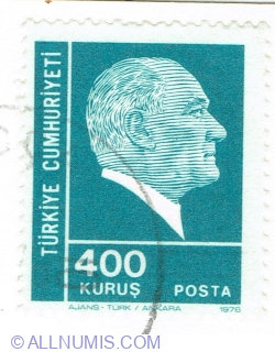 Image #1 of 400 Kurus 1976 - Ataturk