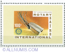 100 Makuta 1980 - Aniversarea de 75 de ani de la Rotary International