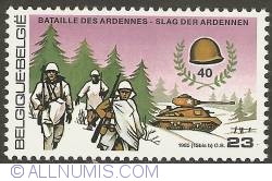 Image #1 of 23 Francs 1985 - Battle of the Bulge