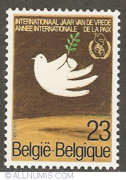 Image #1 of 23 Francs 1986 - International Year of Peace
