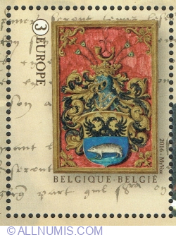 Image #1 of 3 Europe 2016 - Coat of Arms of Jean-Baptiste de Tassis