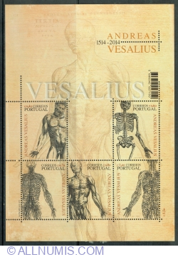 Image #1 of 3.50 Euro 2014 - Andreas Vesalius - 500 de ani