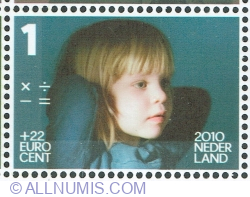 1° + 0.22 Euro 2010 - Child at Mathematics Lessons