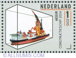 1° 2015 - Aegir, Construction ship, 1977