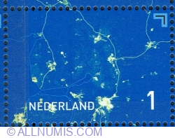 1° 2015 - Olanda noaptea văzută din spațiu