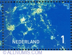 Image #1 of 1° 2015 - Olanda noaptea văzută din spațiu