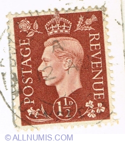 Image #1 of 1 1/2 Penny 1941 - George VI