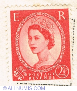 2 1/2 Penny 1952 - Elizabeth II