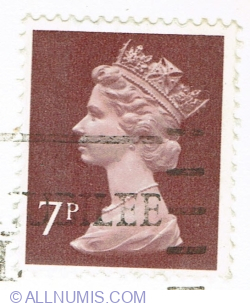 Image #1 of 7 Pence 1975 - Elizabeth II