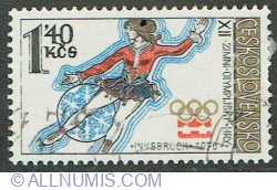 1.40 Koruna 1976 - Figure Skating