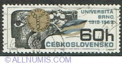 60 Haler 1969 - University of Brno, 50th Anniversary