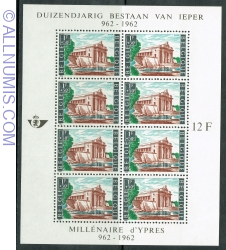Image #1 of 12 Francs 1962 - Millennium of Ypres