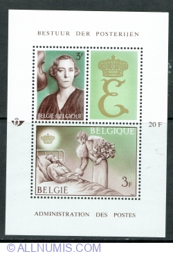 20 Francs 1966 - Queen Elisabeth