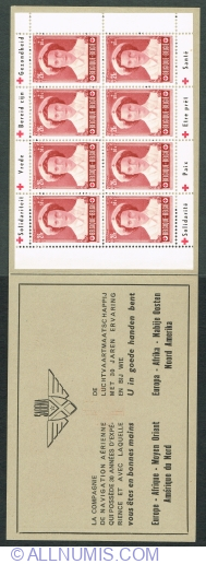 Image #1 of 8 x 2.5 Francs 1953 - Princess Joséphine-Charlotte (Red Cross)