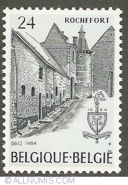 Image #1 of 24 Francs 1984 - Rochefort Abbey