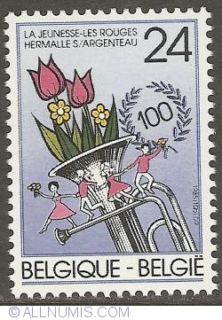 24 Francs 1985 - Hermalle-sous-Argentaux - La Jeunesse-les-Rouges