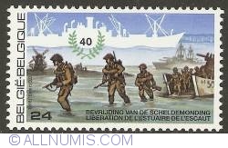 24 Francs 1985 - Liberation of the Scheldt Estuary