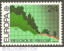 Image #1 of 24 Francs 1986 - Protection of Environment