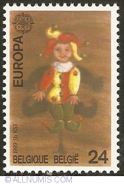 Image #1 of 24 Francs 1989 - Harlequin