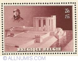 2,45 + 7,55 Francs 1938 - Nieuwpoort - King Albert I Memorial