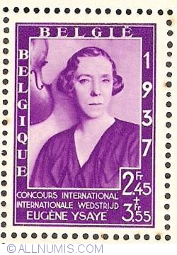 Image #1 of 2,45+3,55 Francs 1937 - Queen Elisabeth
