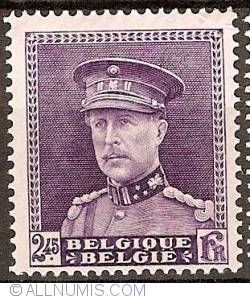 2,45 Franc 1931 - King Albert I in uniform