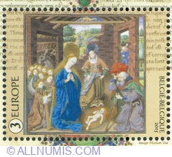 Image #1 of 3 Europe 2015 - The Nativity from the Breviarium of Philip the Good (1460-1465)