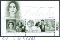 Image #1 of 5 x "2" 2015 - Queen Fabiola (1928-2014)