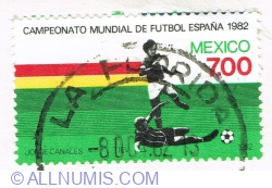 7 Pesos 1982 - World Championship Soccer 1982