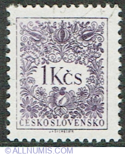 1 Koruna 1963 - Postage Due