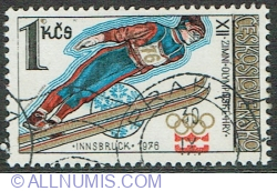 1 Koruna 1976 - Ski Jumping