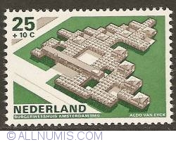 25 + 10 Cent 1969 - Aldo van Eyck - Orphanage Amsterdam