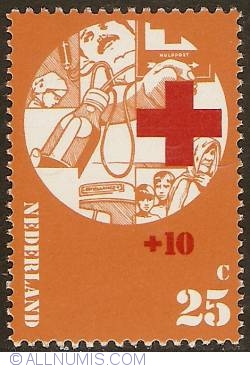 25 + 10 Cent 1972 - Red Cross