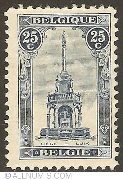 25 Centimes 1919 - Liège - Perron