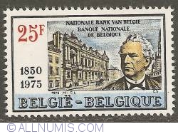 25 Francs 1975 - 125th Anniversary of National Bank of Belgium