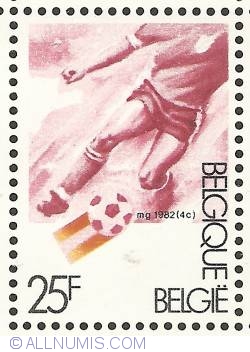 25 Francs 1982 - Soccer