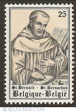 Image #1 of 25 Francs 1990 - St. Bernardus