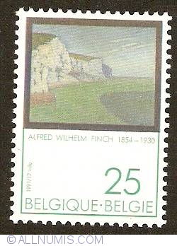 25 Francs 1991 - Alfred Wilhelm Finch