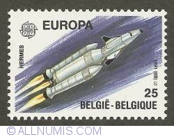 Image #1 of 25 Francs 1991 - Spaceshuttle Hermes