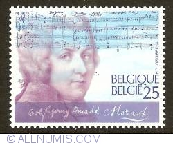 Image #1 of 25 Francs 1991 - Wolfgang Amadeus Mozart