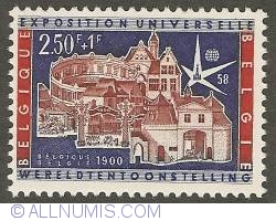 2,50 + 1 Francs 1958 - Expo '58 - Belgium in 1900