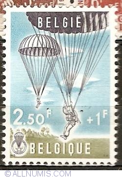 Image #1 of 2,50+1 Franc 1960 - Parachuting