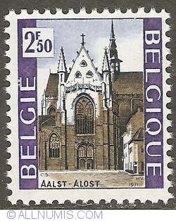 2,50 Francs 1971 - Aalst - St. Martin's Church