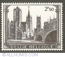 2,50 Francs 1971 - Ghent - 3 Turnuri