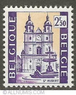 2,50 Francs 1971 - St. Hubert - St. Hubert Basilica