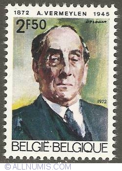 2,50 Francs 1972 - August Vermeylen
