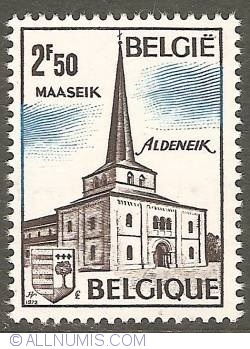 Image #1 of 2,50 Francs 1972 - Maaseik - Aldeneik - St. Anna Church