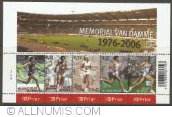 Image #1 of 2,60 Euro 2006 - Memorial Van Damme Souvenir Sheet